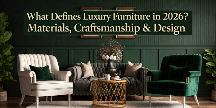 What Defines Luxury Furniture in 2026? Materials, Craftsmanship & Design